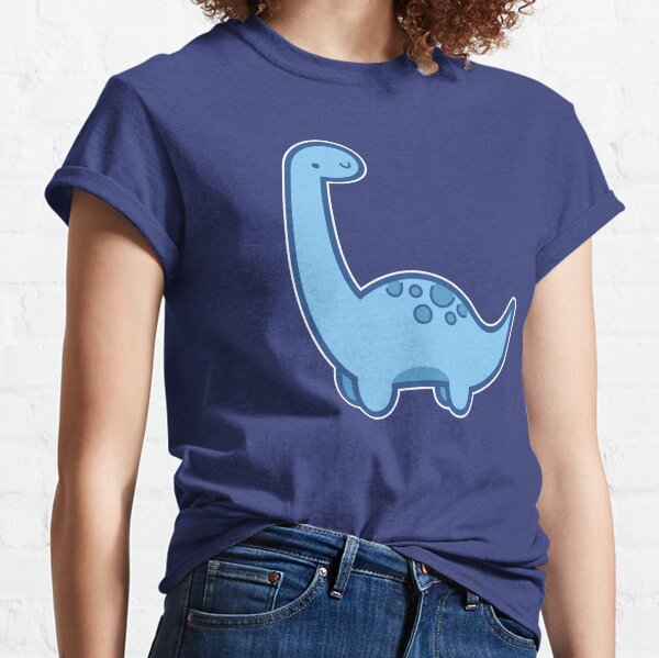 Buy Dinosaur Spiked Tee Shirt for Kids Royal Blue Short Sleeved