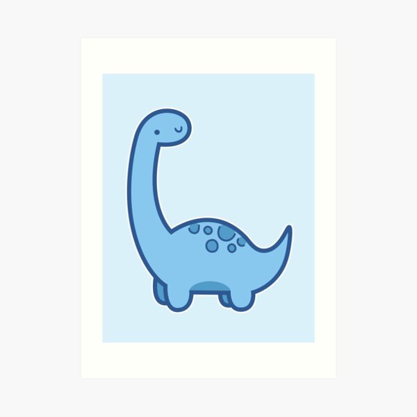 Cute Dino Love, an art print by Minki Artsy - INPRNT