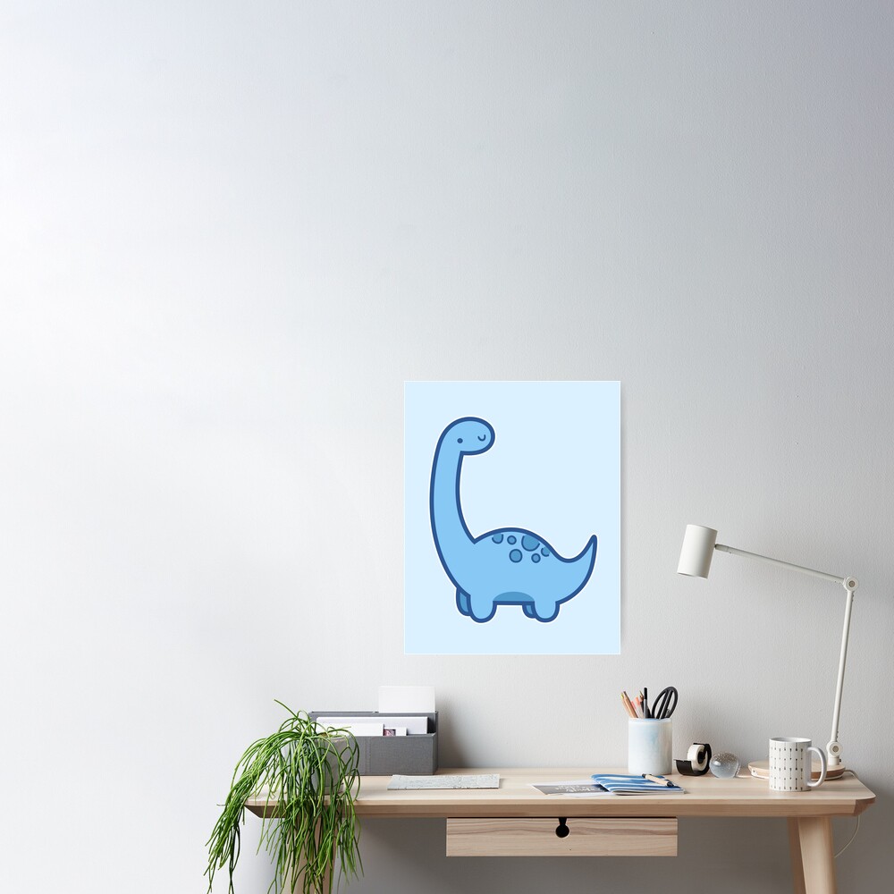 Cute Dino Art Board Print for Sale by hocapontas