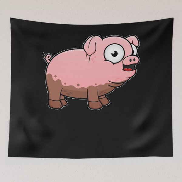 Item preview, Cute Pig Cartoon Character Classic designed and sold by CLAVONME.