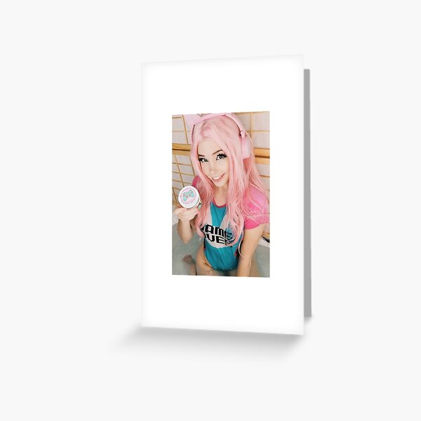 Belle Delphine. Greeting Card for Sale by joe2