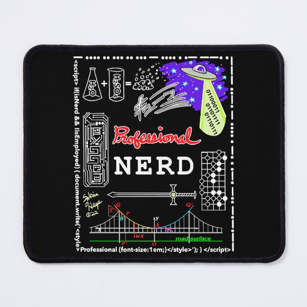 Item preview, Professional Nerd or Geek with riddles and homages designed and sold by JorgeJimene.