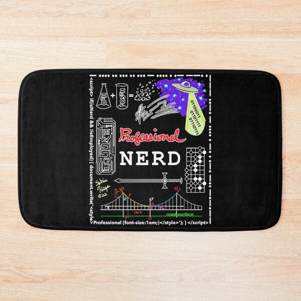 Item preview, Professional Nerd or Geek with riddles and homages designed and sold by JorgeJimene.