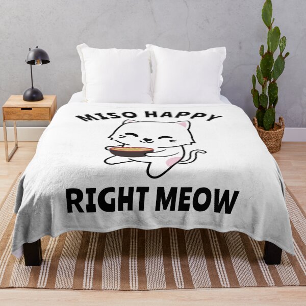 Item preview, Miso Happy - Cute Anime Cat Kawaii Pun designed and sold by EstelleStar.