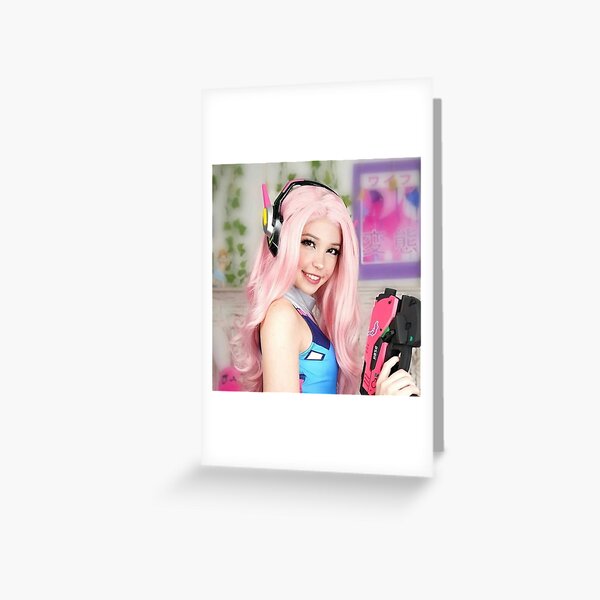 Belle Delphine. Greeting Card for Sale by joe2