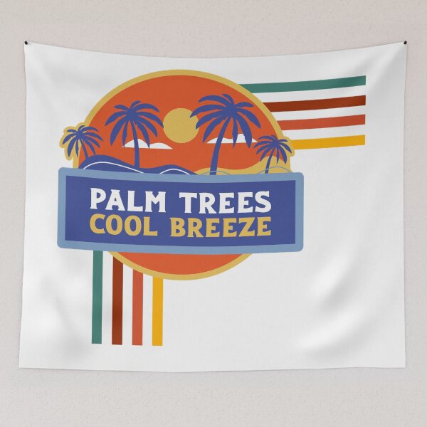 Item preview, Palm Trees Cool Breeze designed and sold by TotallyRetroArt.
