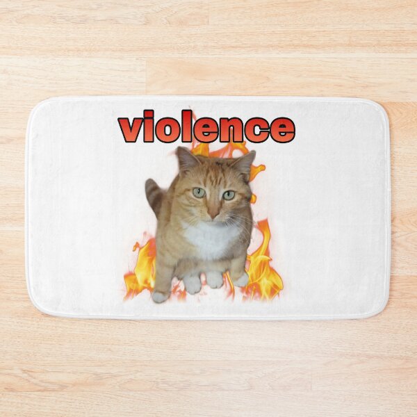 Item preview, fire cat meme designed and sold by kpopotato.