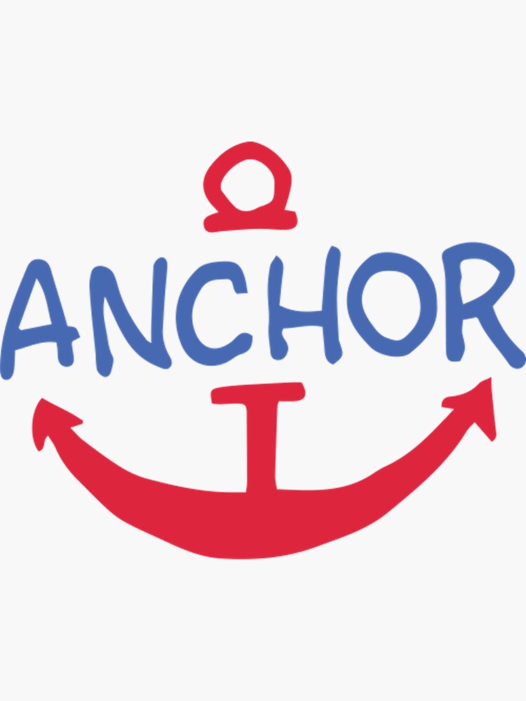 "One Piece Luffy Anchor TShirt" Sticker for Sale by kroellvw Redbubble