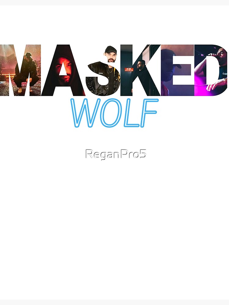 "Masked Wolf essential t shirt | Masked Wolf artist sticker" Poster for ...
