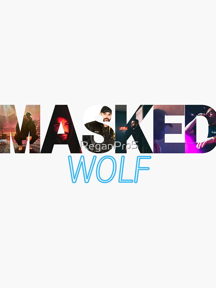 "Masked Wolf essential t shirt Masked Wolf artist sticker" Sticker