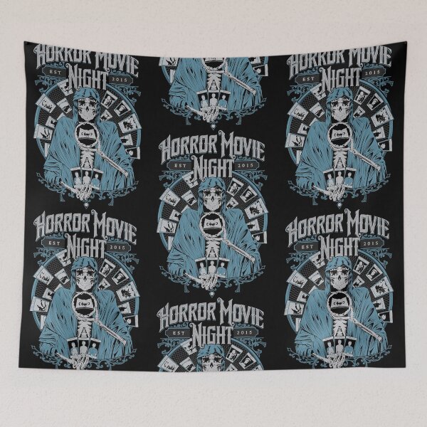 Item preview, Horror Movie Night - Tarotvision (blue)  designed and sold by Michael3930509.