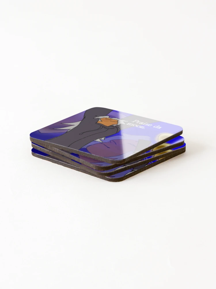 Thumbnail 4 of 5, Coasters (Set of 4), Praise da moon. designed and sold by mottledpython.