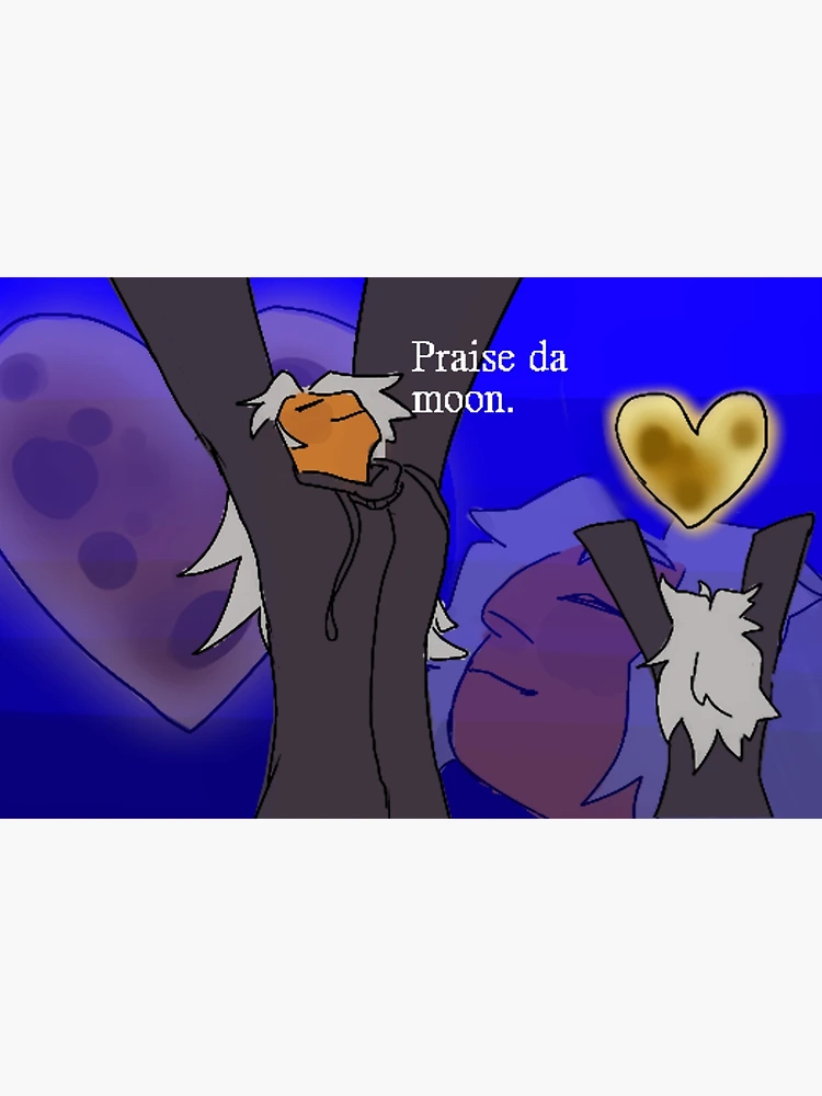 Thumbnail 3 of 3, Poster, Praise da moon. designed and sold by mottledpython.
