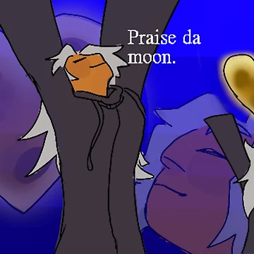Artwork thumbnail, Praise da moon. by mottledpython