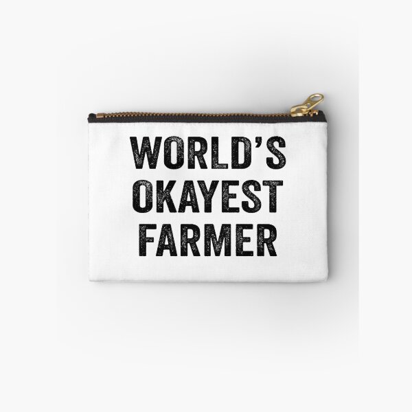 Item preview, World's okayest farmer Shirt, Funny farmer Dad Husband Womens Boyfriend Birthday Christmas Gift idea designed and sold by xlnv.