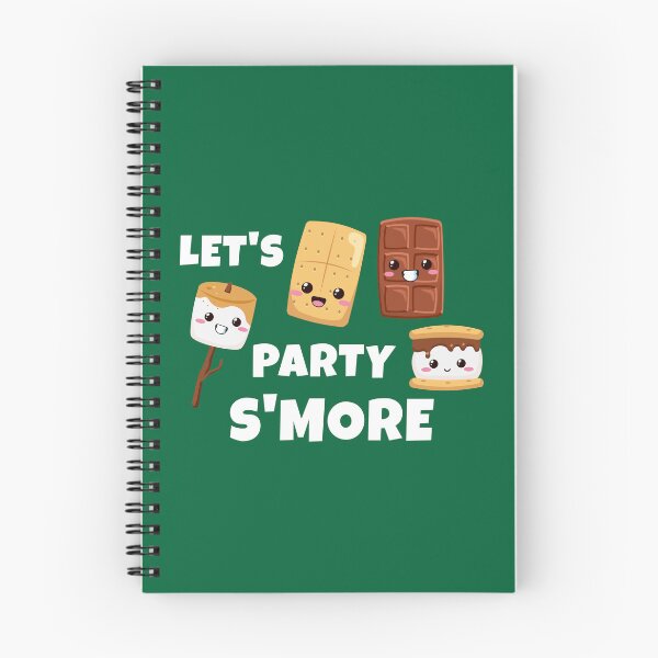 Item preview, Camping - Let's Party S'MORE - Kawaii Marshmallows designed and sold by EstelleStar.