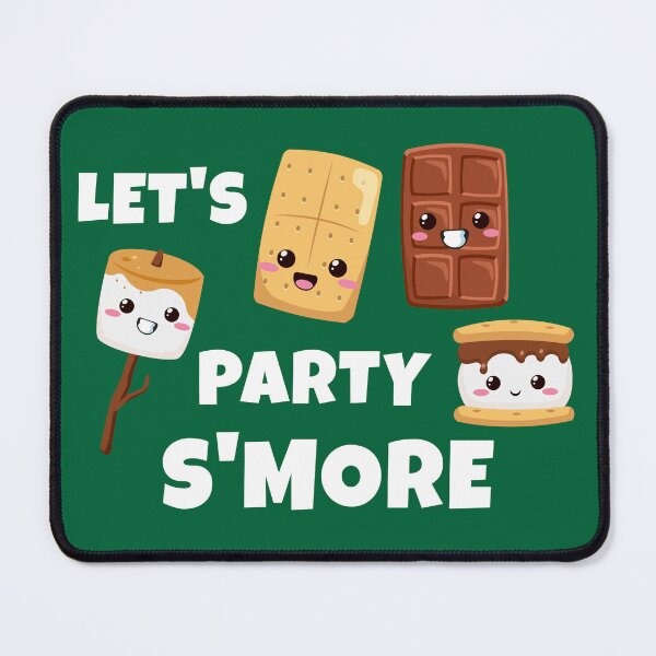 Item preview, Camping - Let's Party S'MORE - Kawaii Marshmallows designed and sold by EstelleStar.