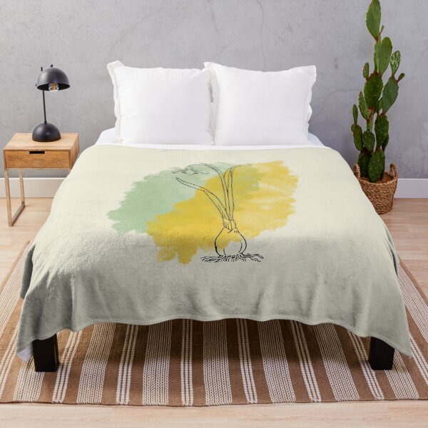 Item preview, Vintage Onion Illustration, Green and Yellow Watercolor designed and sold by Vintustration.