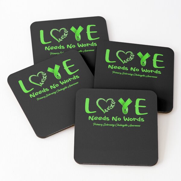 Item preview, Primary Sclerosing Cholangitis Awareness - Love Needs No Words - Support Primary Sclerosing Cholangitis Gifts designed and sold by Aaron309.