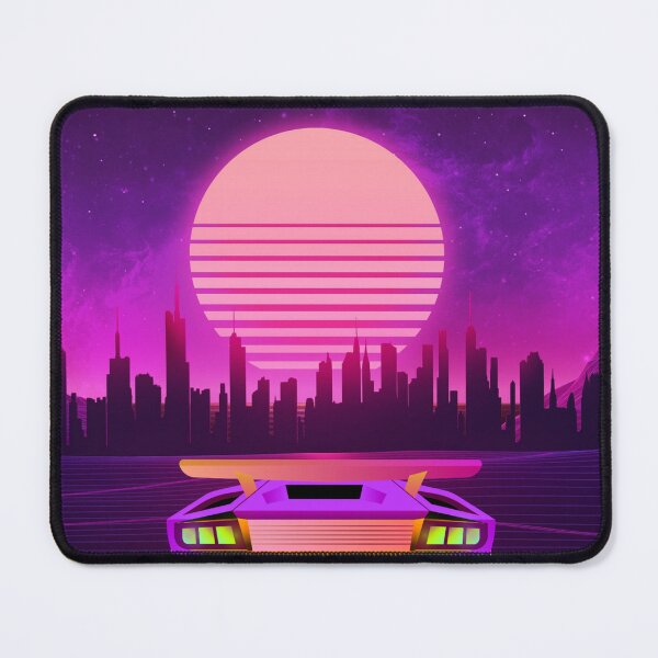 Item preview, Car with Retro Sunset designed and sold by TotallyRetroArt.