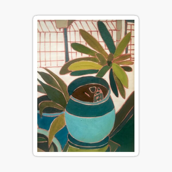 Blue Pot Sticker