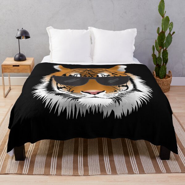 Item preview, Cool Bengal Tiger With Sunglasses Bengal Tiger Head Funny designed and sold by zakariandolfi.