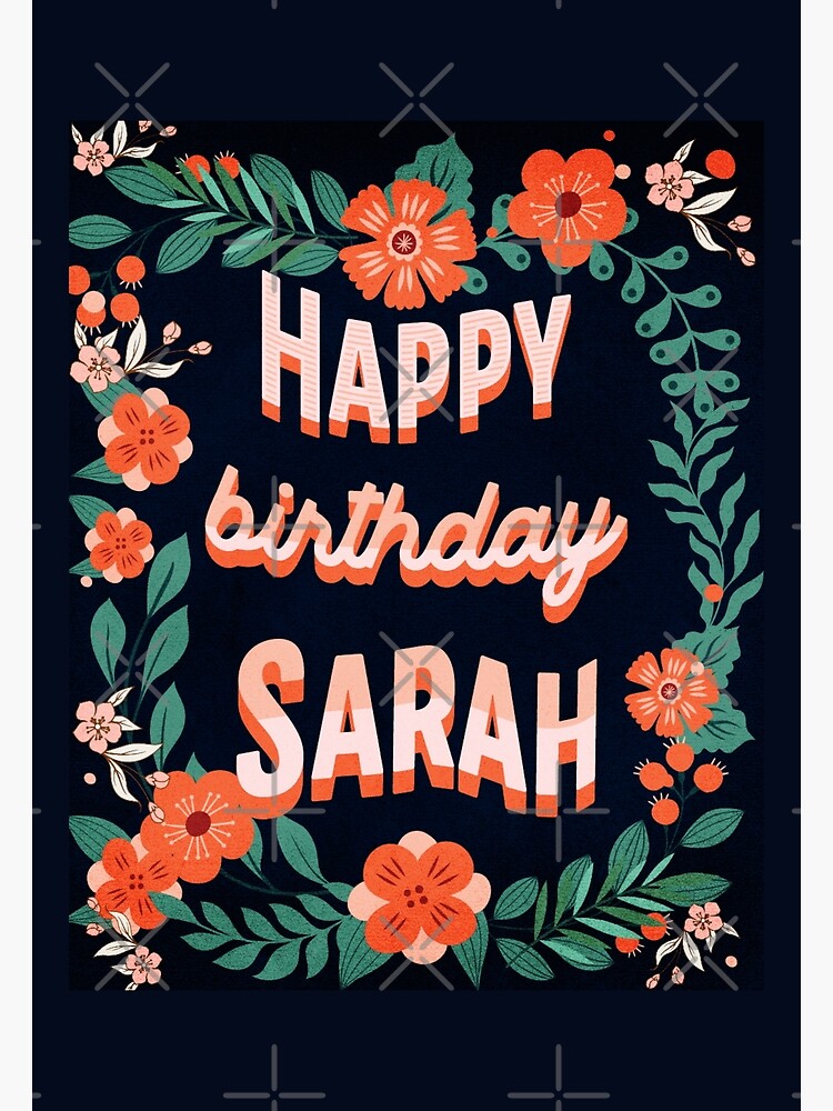 Carte d'anniversaire XXL Sarah 35 x 49 cm