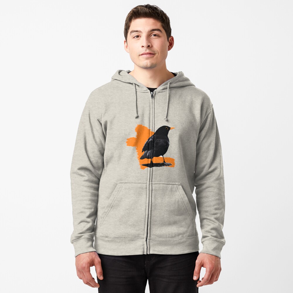 Blackbird fly Zipped Hoodie