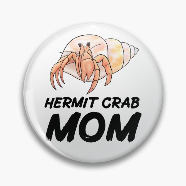Item preview, Hermit Crab Mom for Hermit Crab Lovers, Black designed and sold by Mochi-Merch.