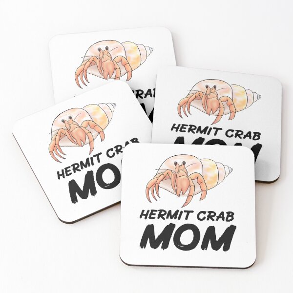 Item preview, Hermit Crab Mom for Hermit Crab Lovers, Black designed and sold by Mochi-Merch.