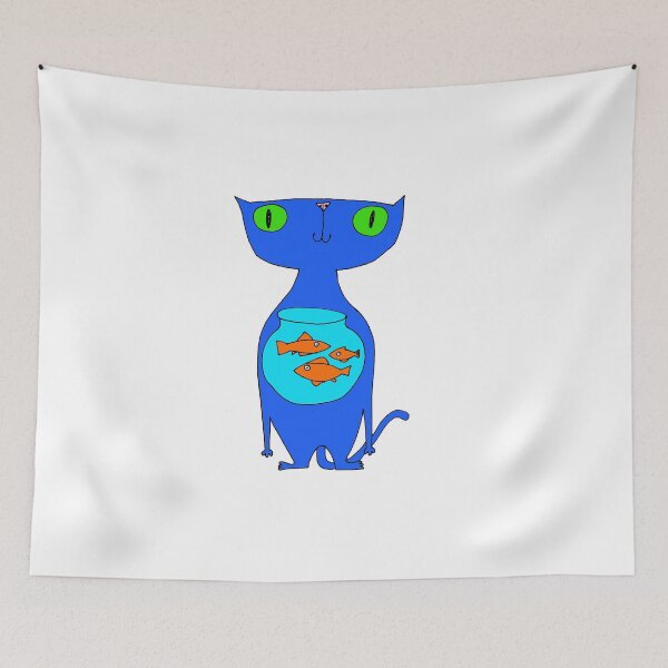 Item preview, This cat . . .  eats goldfish designed and sold by HazelTerry.