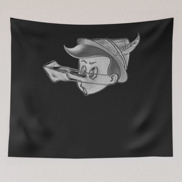 Item preview, pinochio cartoon, Premium T-Shirt, funny pino kio lie. Classic  designed and sold by WILLIAMSCHERM.