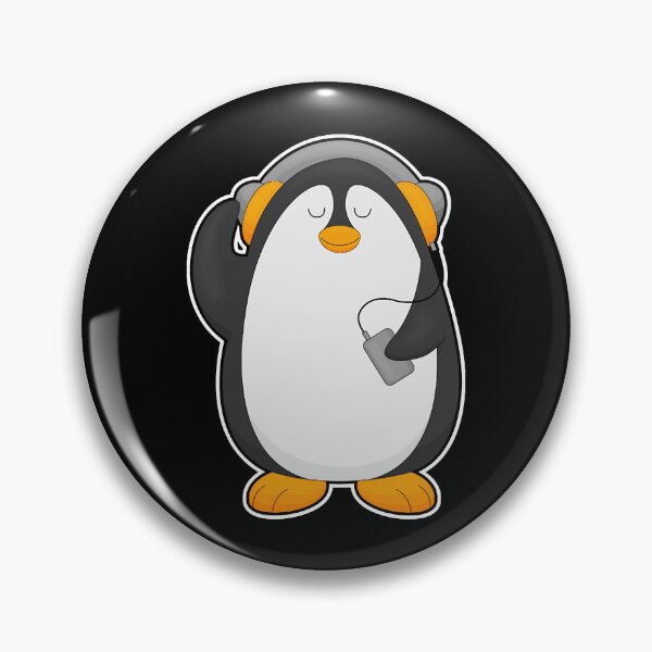 Item preview, Penguin & Mobile phone with Headset  designed and sold by DanielR1209407.