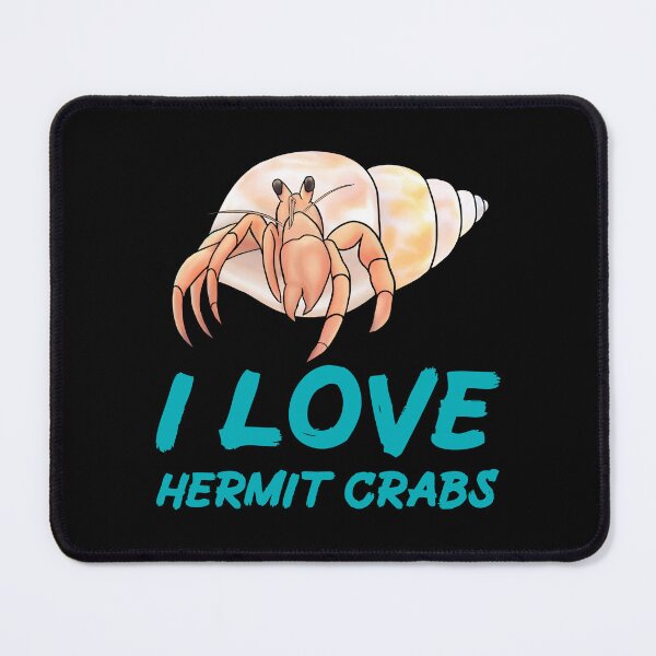 Item preview, I Love Hermit Crabs for Hermit Crab Lovers, Blue designed and sold by Mochi-Merch.