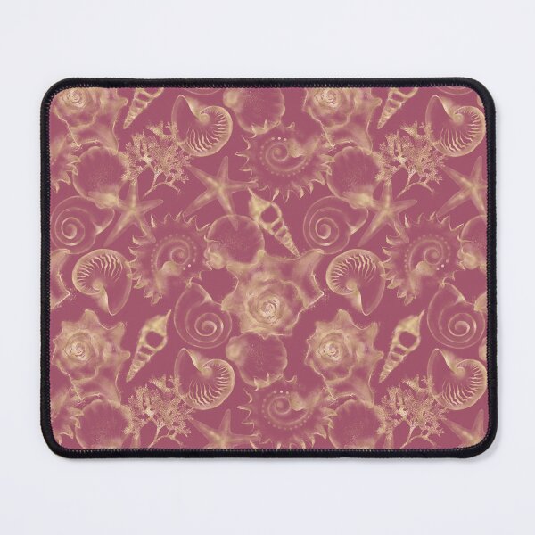 Item preview, Golden seashells pattern designed and sold by T-landa.