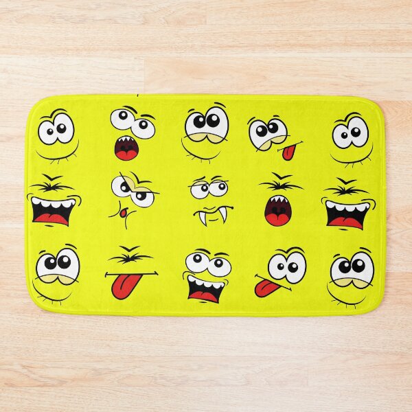 Item preview, Cartoon faces smiling and making funny gestures, caricature designed and sold by Denisse diseno.