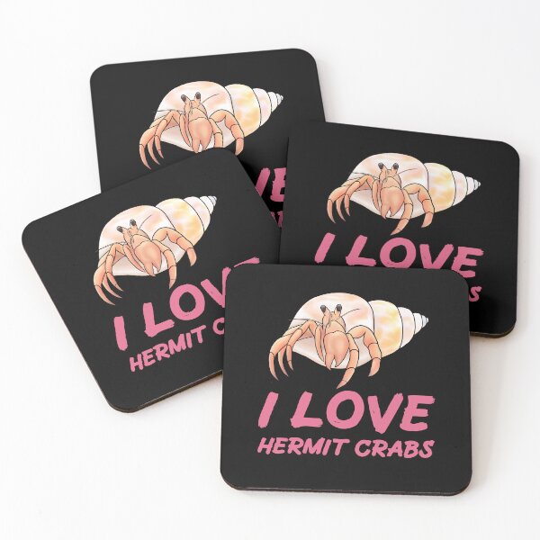 Item preview, I Love Hermit Crabs for Hermit Crab Lovers, Pink designed and sold by Mochi-Merch.