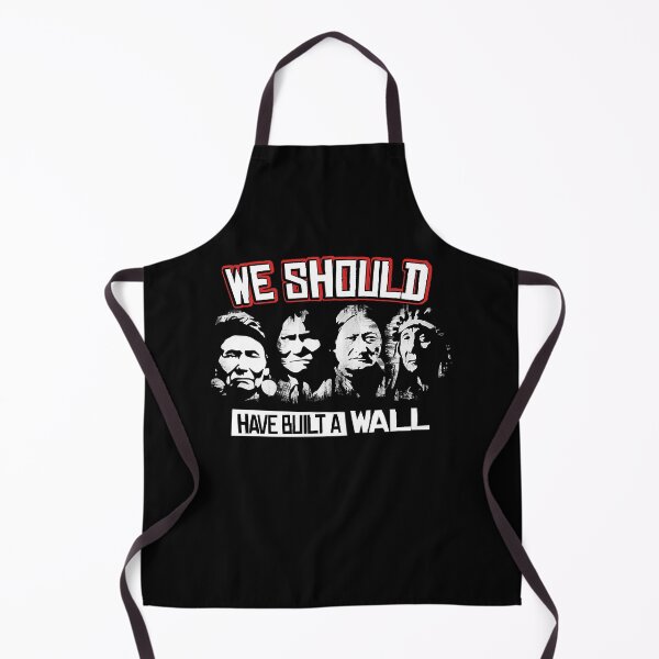Item preview, Funny Man We Should Have Built A Wall Native American Retro Vintage designed and sold by Declanstarkdds.
