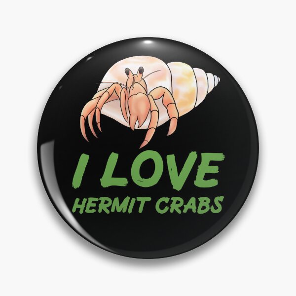 Item preview, I Love Hermit Crabs for Hermit Crab Lovers, Green designed and sold by Mochi-Merch.
