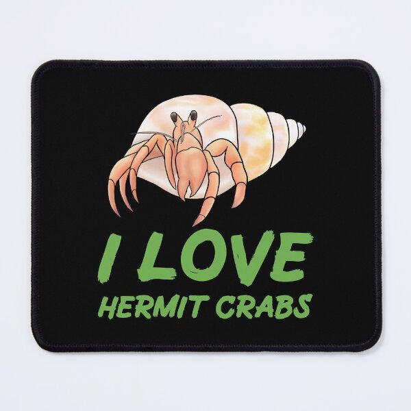 Item preview, I Love Hermit Crabs for Hermit Crab Lovers, Green designed and sold by Mochi-Merch.