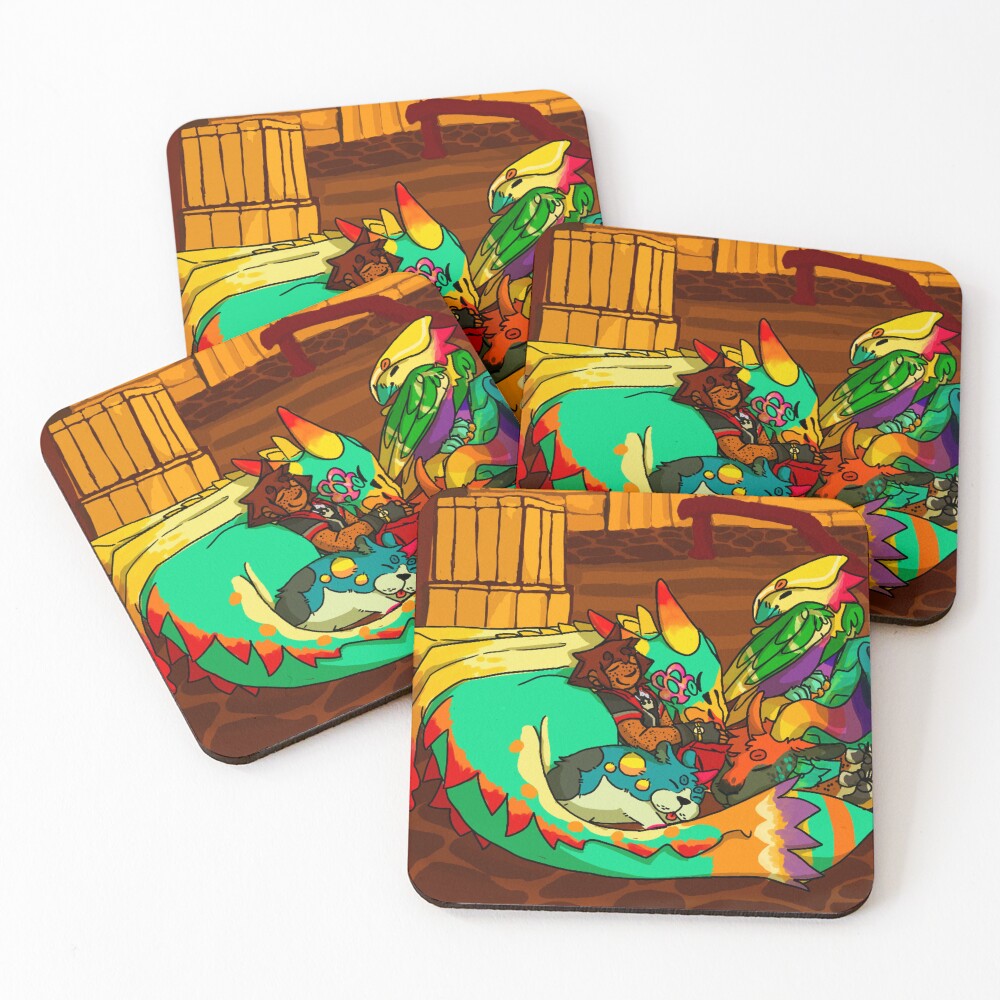 Item preview, Coasters (Set of 4) designed and sold by mottledpython.