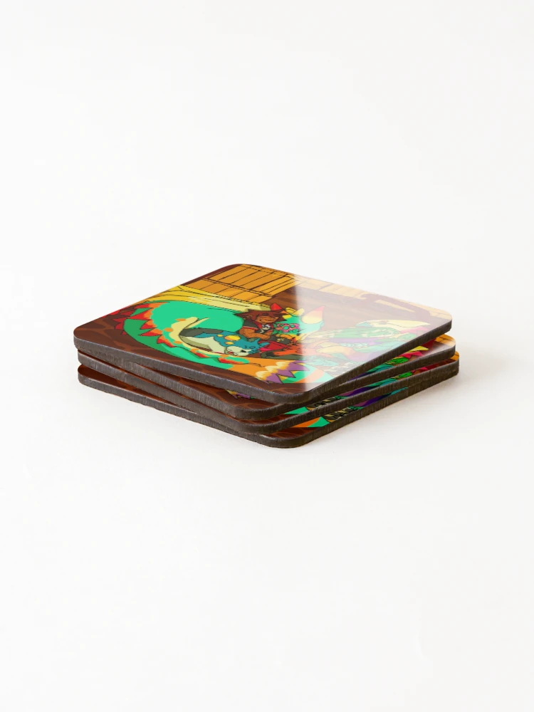 Thumbnail 4 of 5, Coasters (Set of 4), Nap time designed and sold by mottledpython.