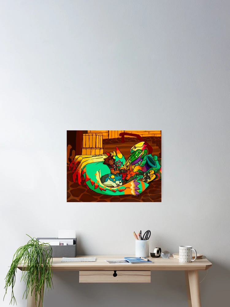 Thumbnail 2 of 3, Poster, Nap time designed and sold by mottledpython.