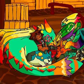 Artwork thumbnail, Nap time by mottledpython