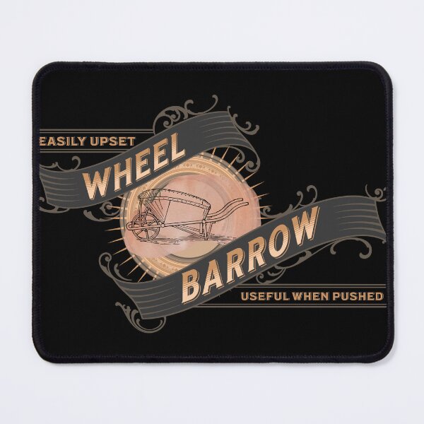 Item preview, Wheel Barrow - Easily Upset Useful When Pushed designed and sold by Vintustration.