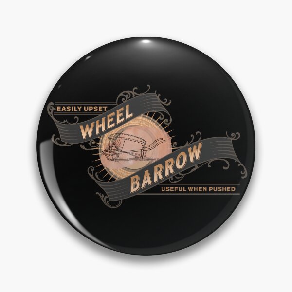 Item preview, Wheel Barrow - Easily Upset Useful When Pushed designed and sold by Vintustration.