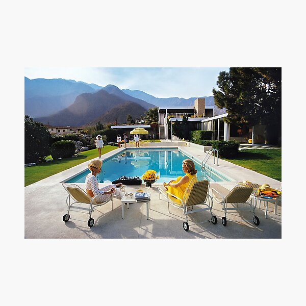 Poolside Glamour Photographic Print