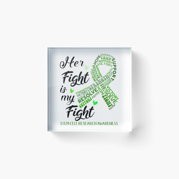 Item preview, Stem Cell Research Warrior, Her Fight is my Fight Stem Cell Research Awareness designed and sold by Greggwillard.