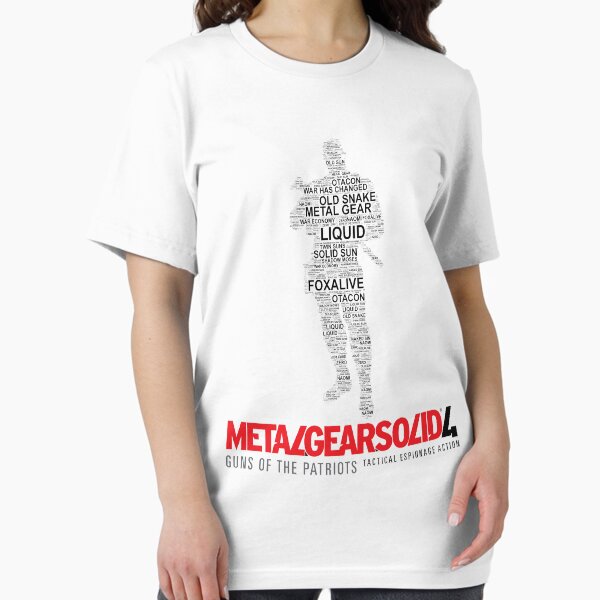 Item preview, Metal Gear Solid 4: Guns of the Patriots - Old Snake - Typography  designed and sold by KiaTheKing.