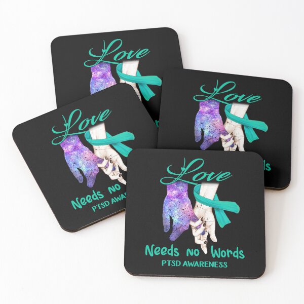 Item preview, PTSD Awareness - Love Needs No Words designed and sold by ArangoaStore.